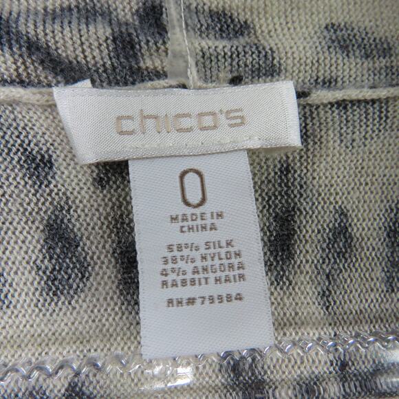 Chico's Leopard Cardigan Sweater - Picture 3 of 5